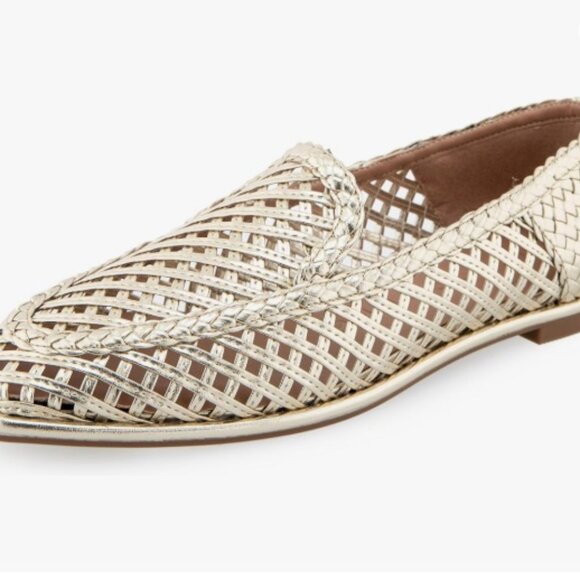 AEROSOLES Nagle Women 6.5 Metallic Woven Loafers Flat NIB - Picture 16 of 16